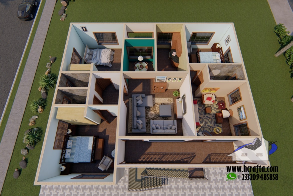 1,2 Bedroom Apartment House