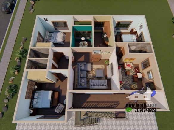 1,2 Bedroom Apartment House