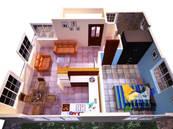 1 Bedroom House Design