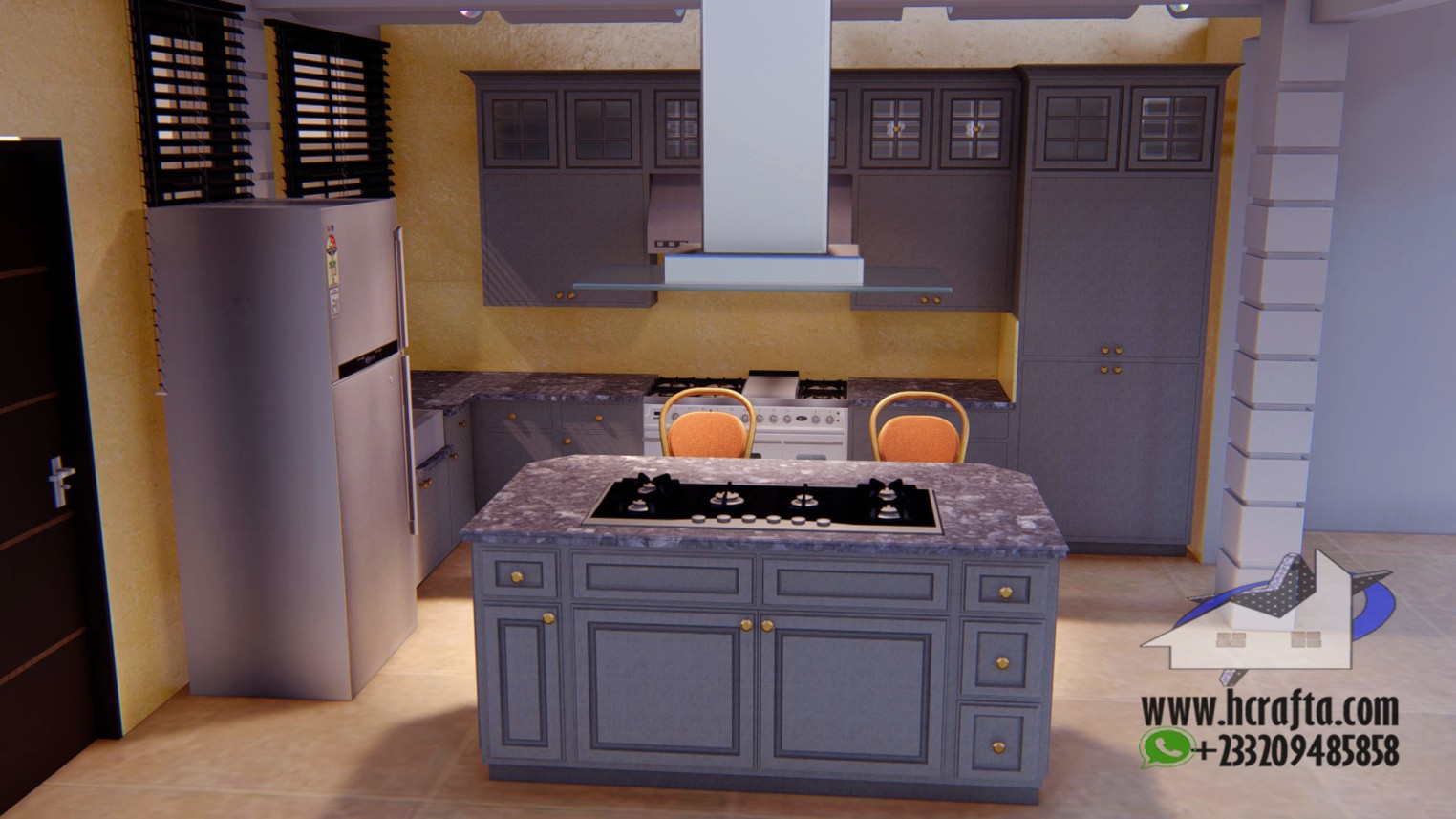 kitchen cabinet 9 Modern kitchen and ceiling design with elegant lighting and contemporary furnishings