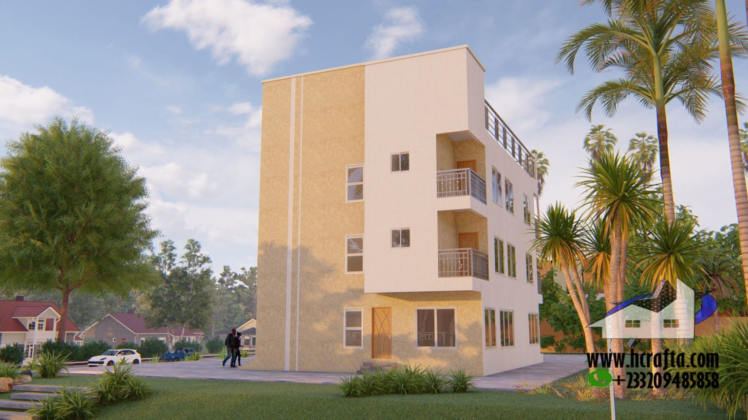 Guest house design | modern guest house plans | hCrafta