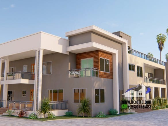 2 & 4 Bedroom residence apartment design