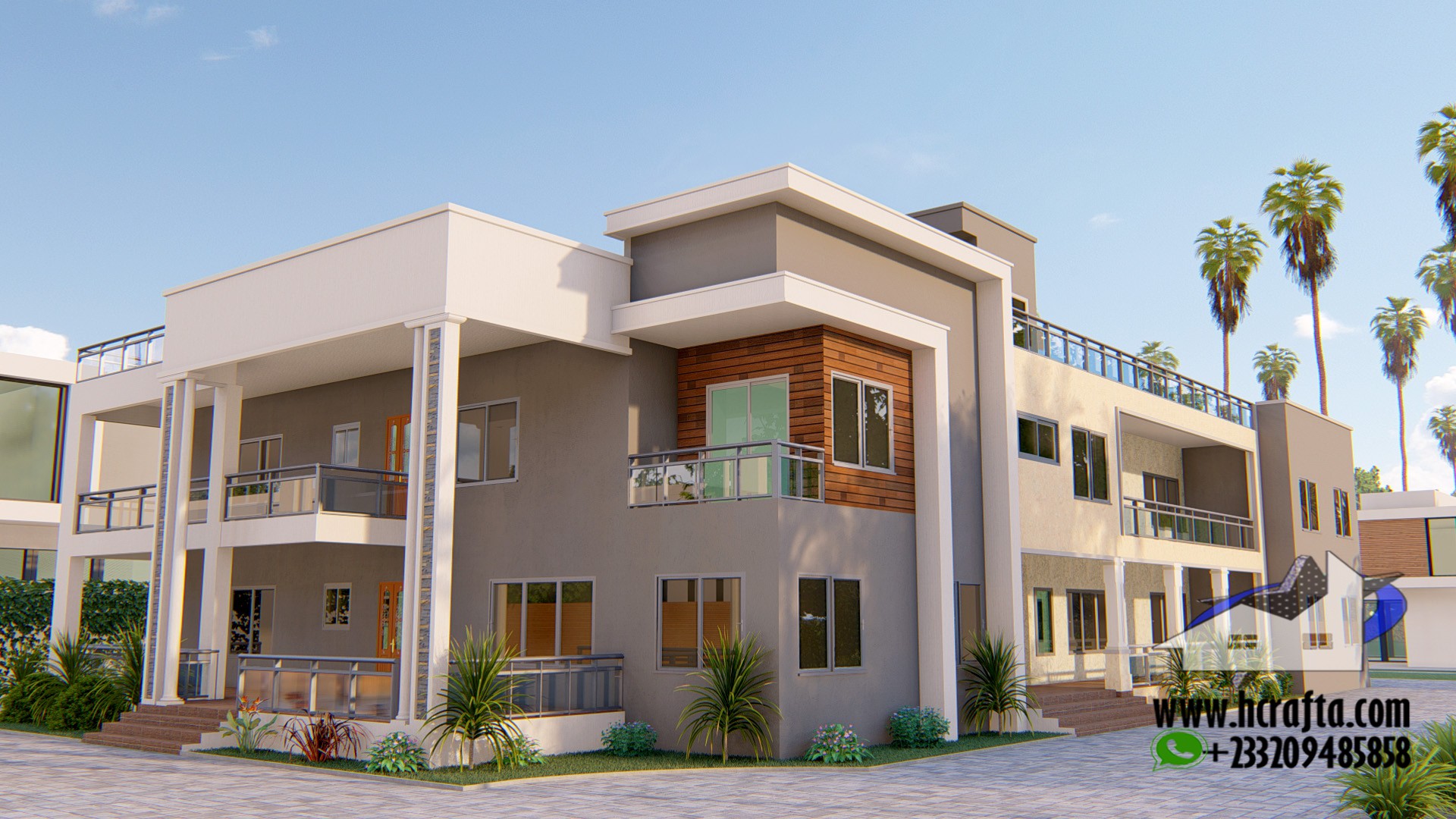 2 & 4 Bedroom residence apartment design