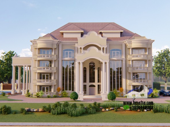 mansion house plan design