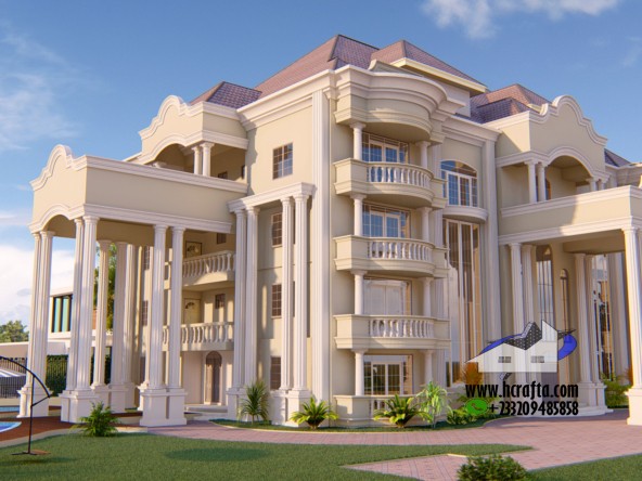 mansion house plan design