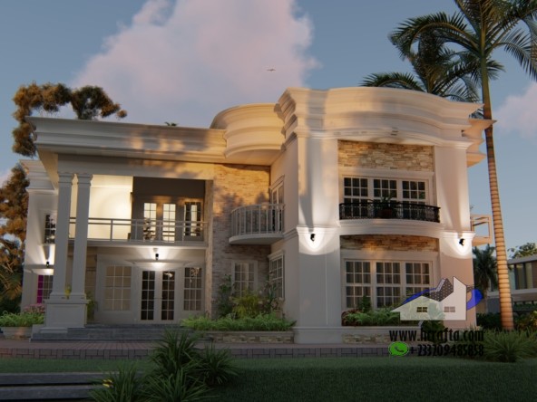 Elegant 6 Bedroom Home exterior