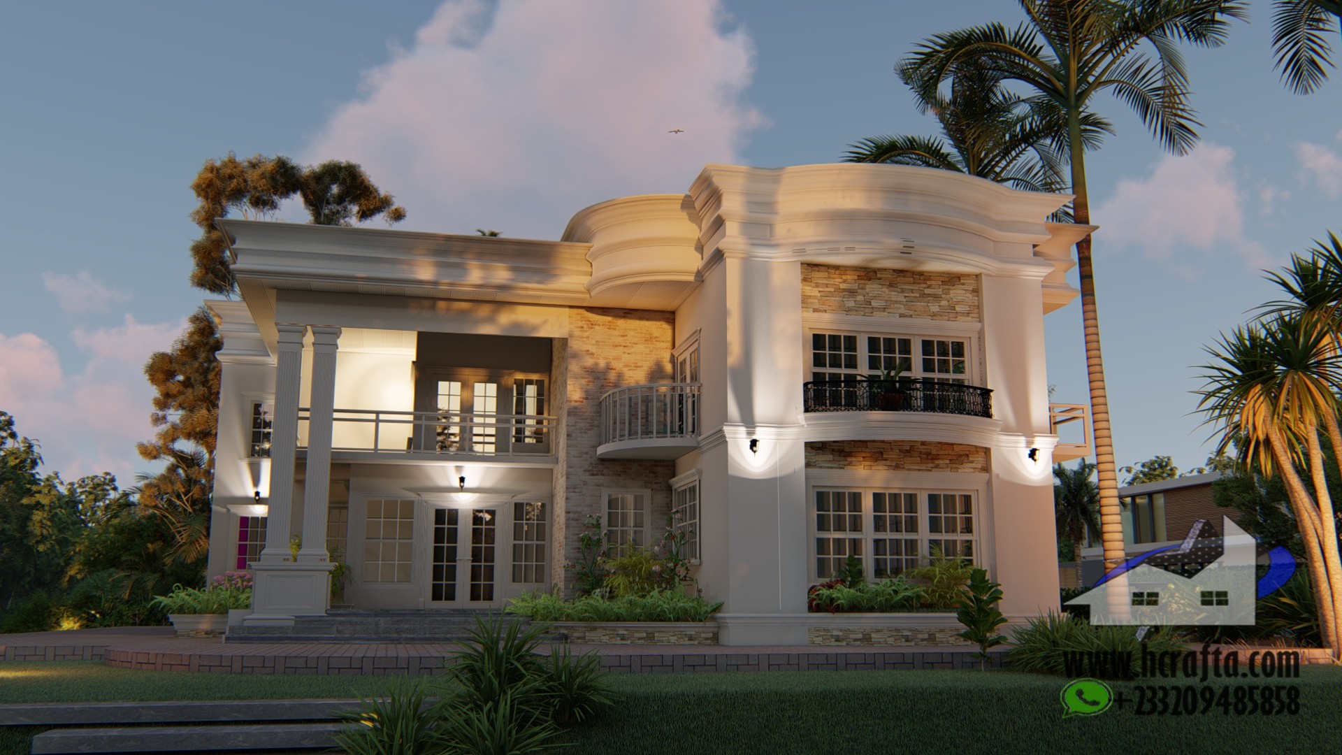 Elegant 6 Bedroom Home exterior