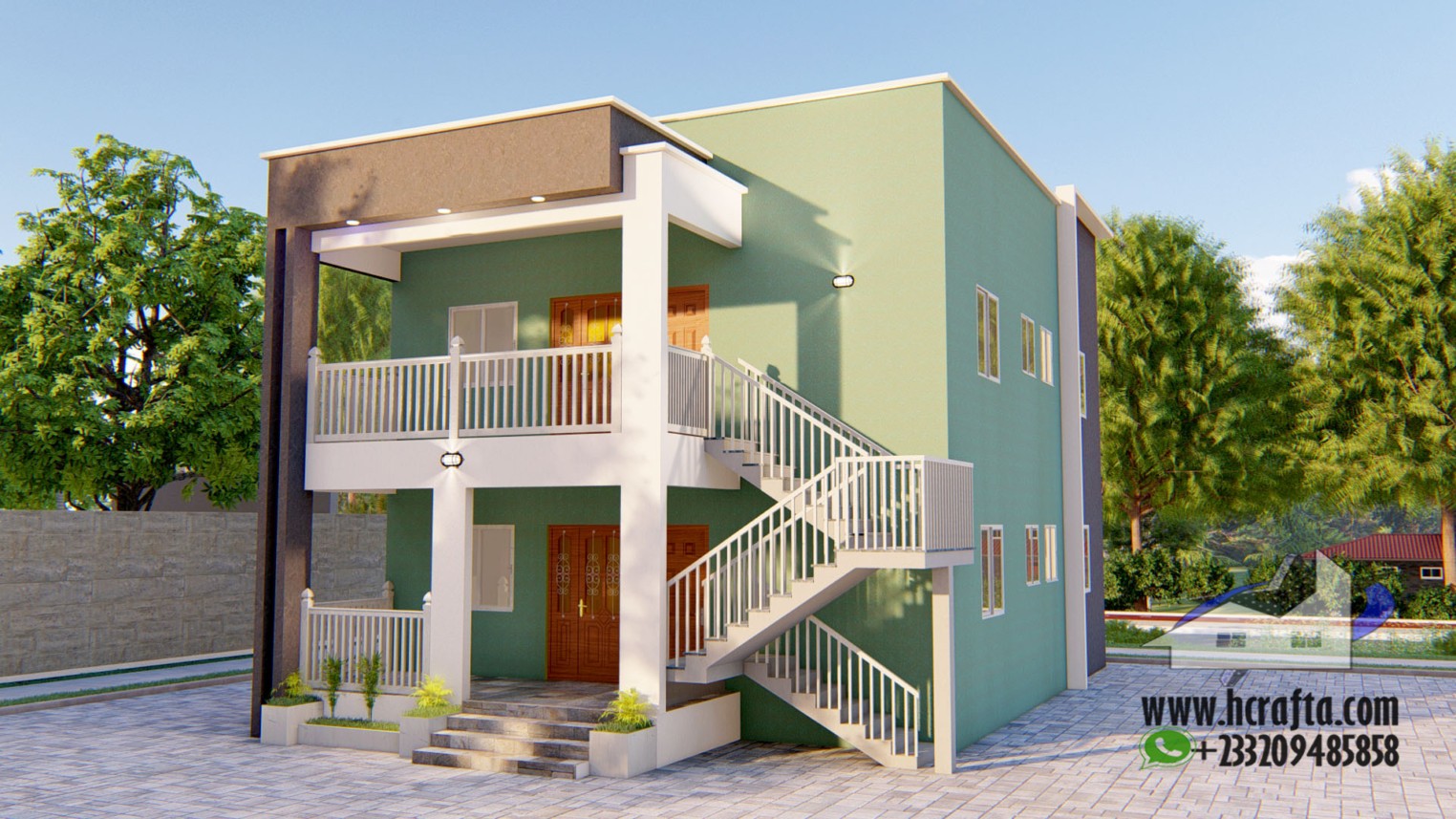 2 bedroom apartment house 5 2 Bedroom Apartment House with Modern exterior