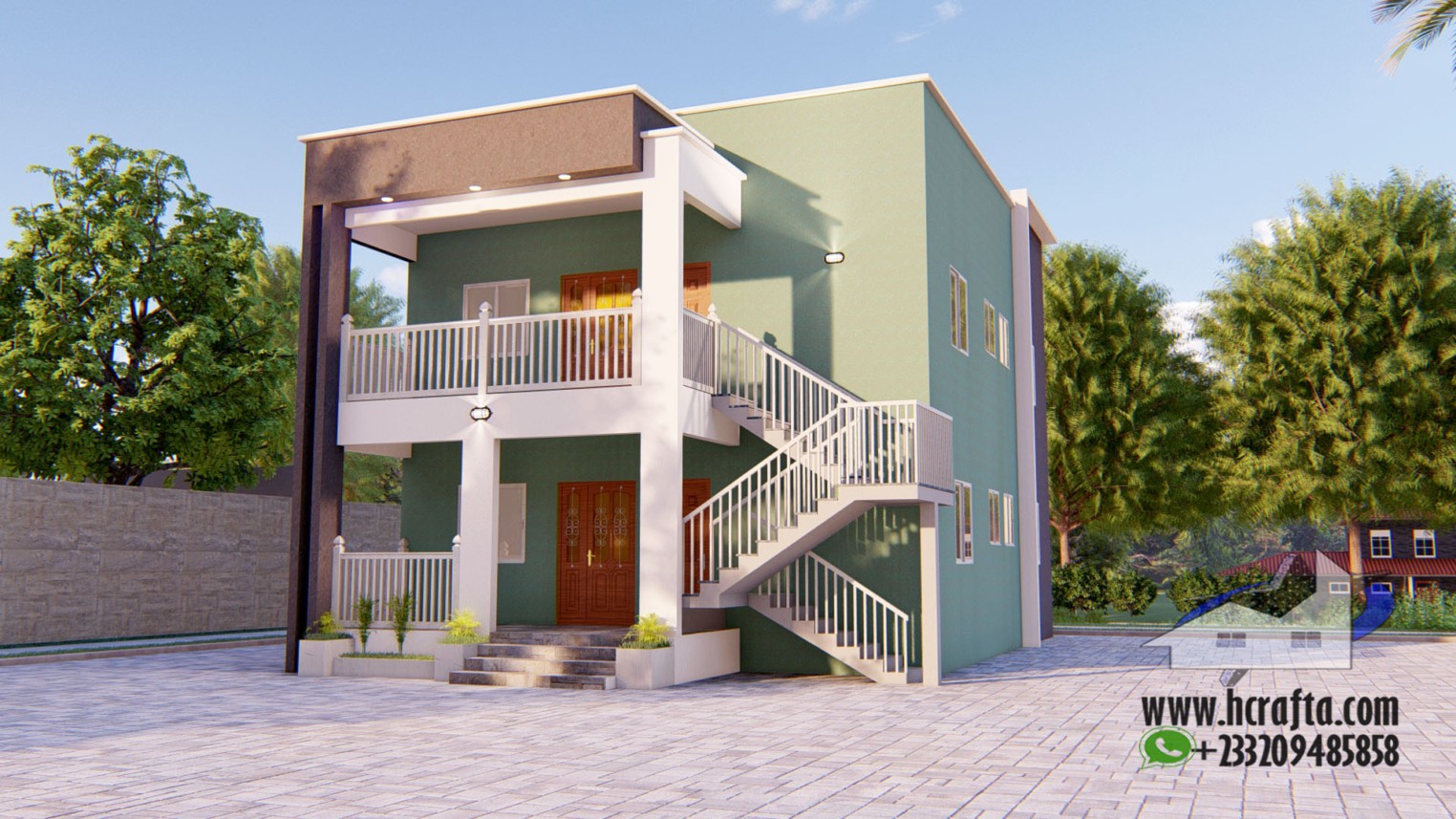 2 bedroom apartment house 3 2 Bedroom Apartment House with Modern exterior