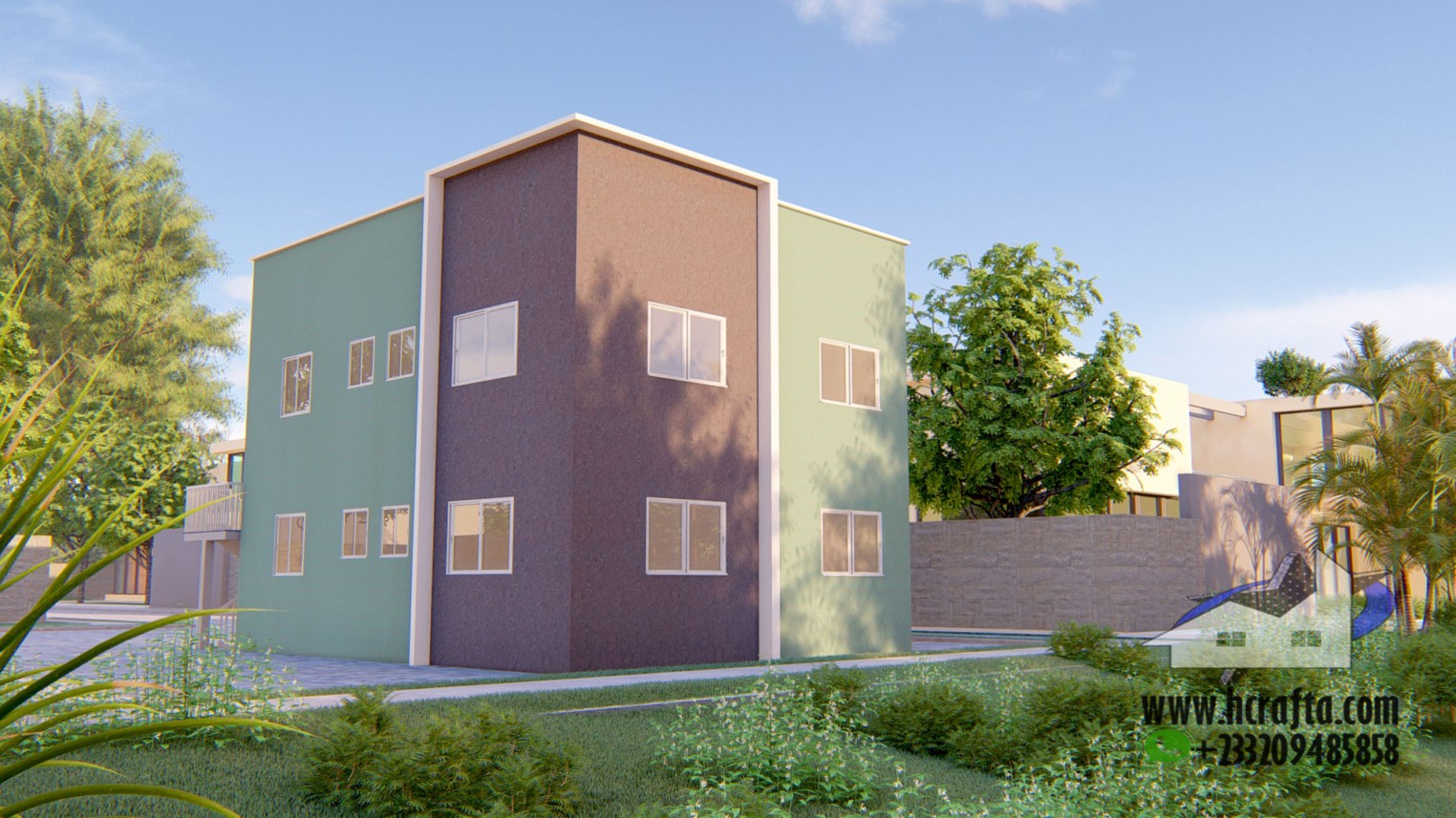 2 bedroom apartment house 2 2 Bedroom Apartment House with Modern exterior