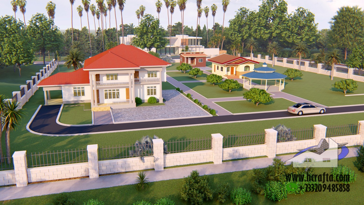 Landscape Design 3 Beautiful Landscape Design with Vibrant Plants and Scenic Views