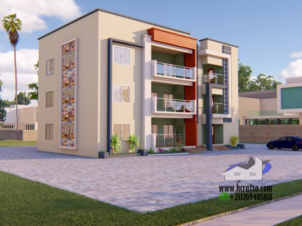 Modern 1-2 Bedroom Apartment with Elegant exterior Design