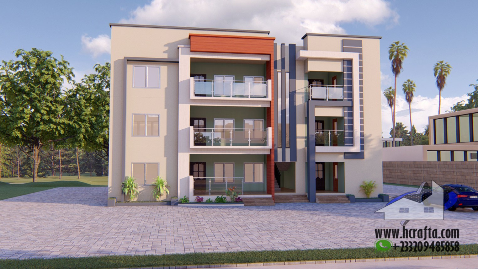 1-2 bedroom apartment ideal 4 Modern 1-2 Bedroom Apartment with Elegant exterior Design