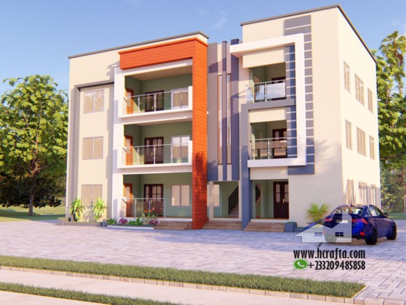 Modern 1-2 Bedroom Apartment with Elegant exterior Design