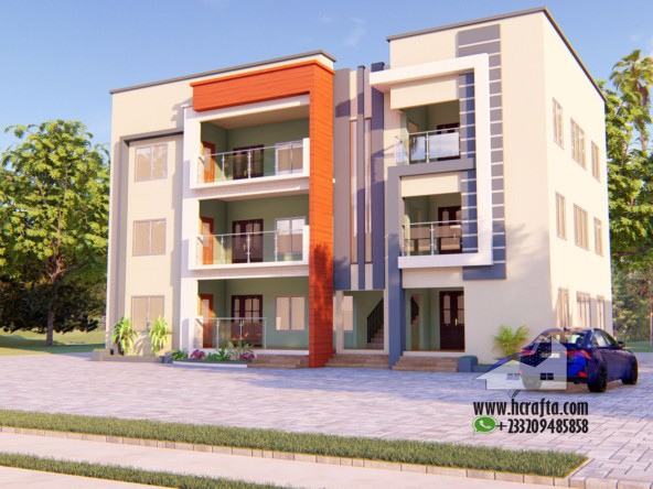 Modern 1-2 Bedroom Apartment with Elegant exterior Design