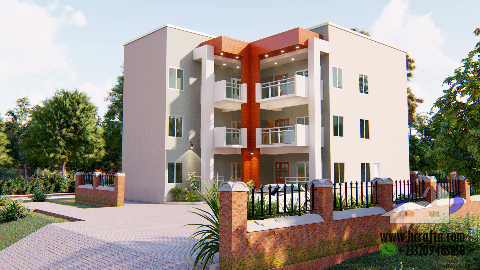 Modern 1-2 Bedroom Apartment with Stylish exterior