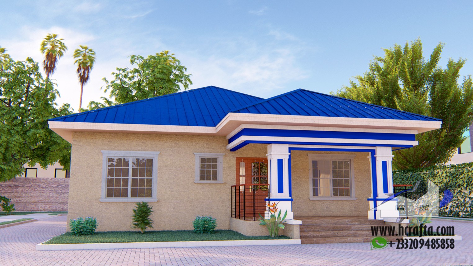 Contemporary 3 bedroom design 5 Contemporary 3 Bedroom Design: A Modern Home exterior