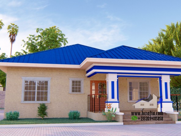 Contemporary 3 Bedroom Design: A Modern Home exterior