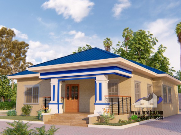 Contemporary 3 Bedroom Design: A Modern Home exterior