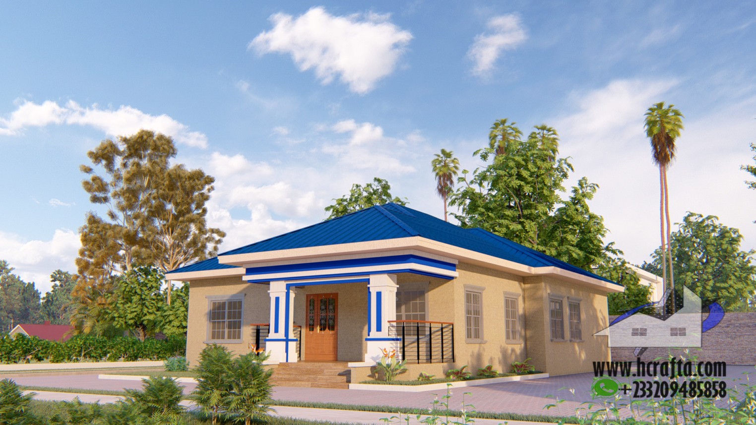 Contemporary 3 bedroom design 3 Contemporary 3 Bedroom Design: A Modern Home exterior