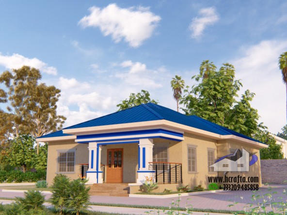Contemporary 3 Bedroom Design: A Modern Home exterior