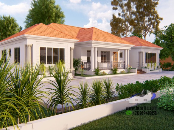 Luxury 6 Bedroom Bungalow - Elegant Home