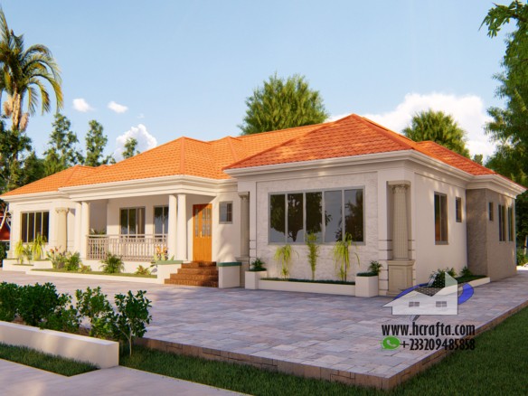 Luxury 6 Bedroom Bungalow - Elegant Home
