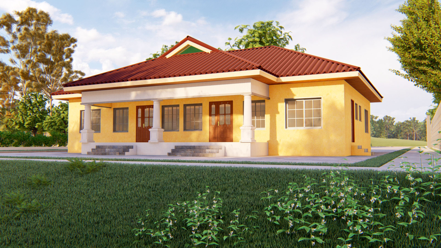 2-bedroom semi-detached house 3 Modern 2-bedroom semi-detached house with brick exterior