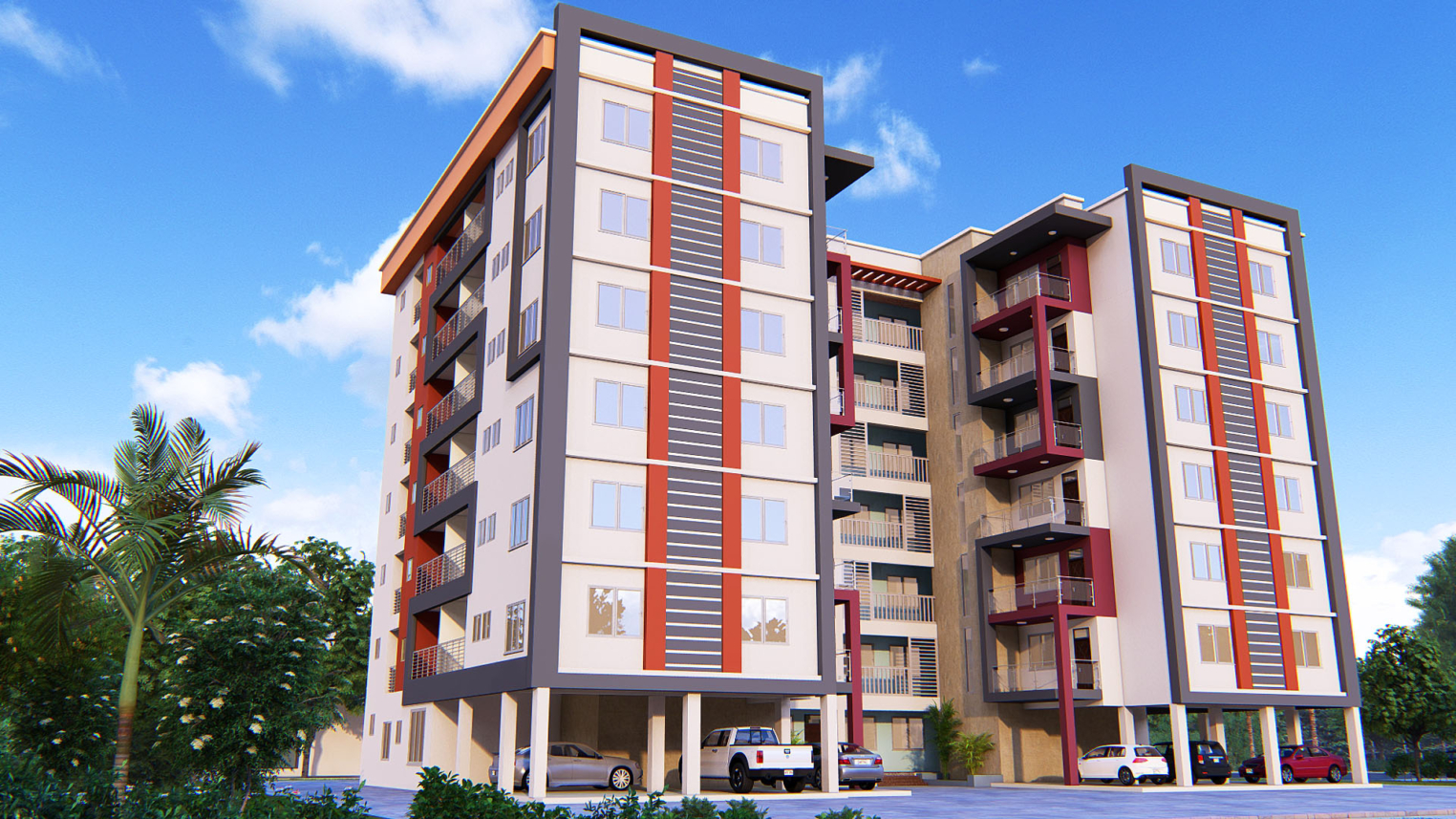 Multi-storey apartment 4 Contemporary Multi-Storey Apartment Complex