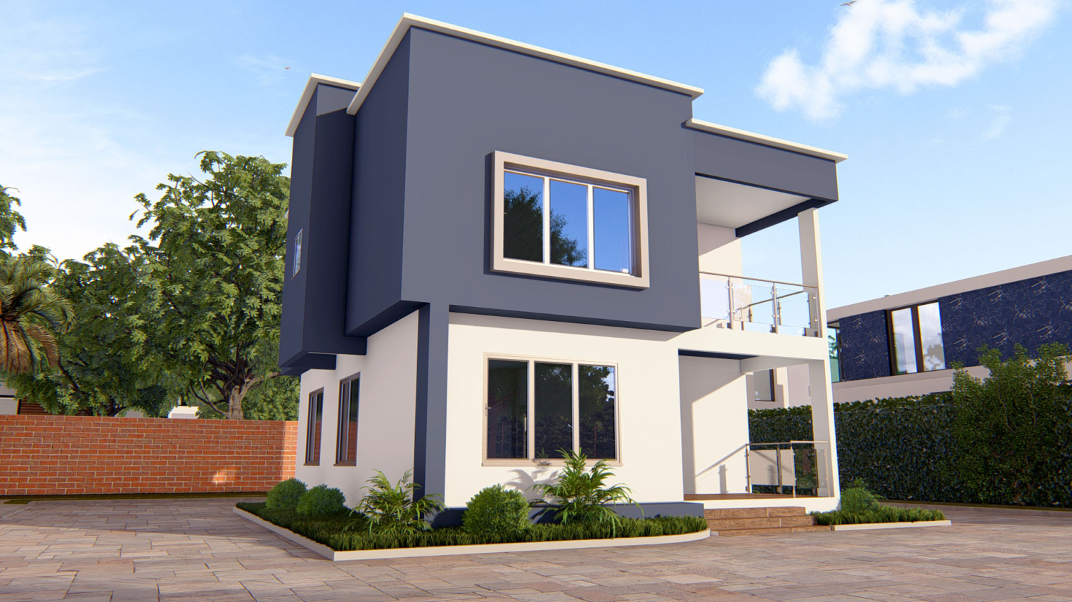 3-bedroom duplex 2 Modern 3-bedroom duplex with spacious design and private outdoor area