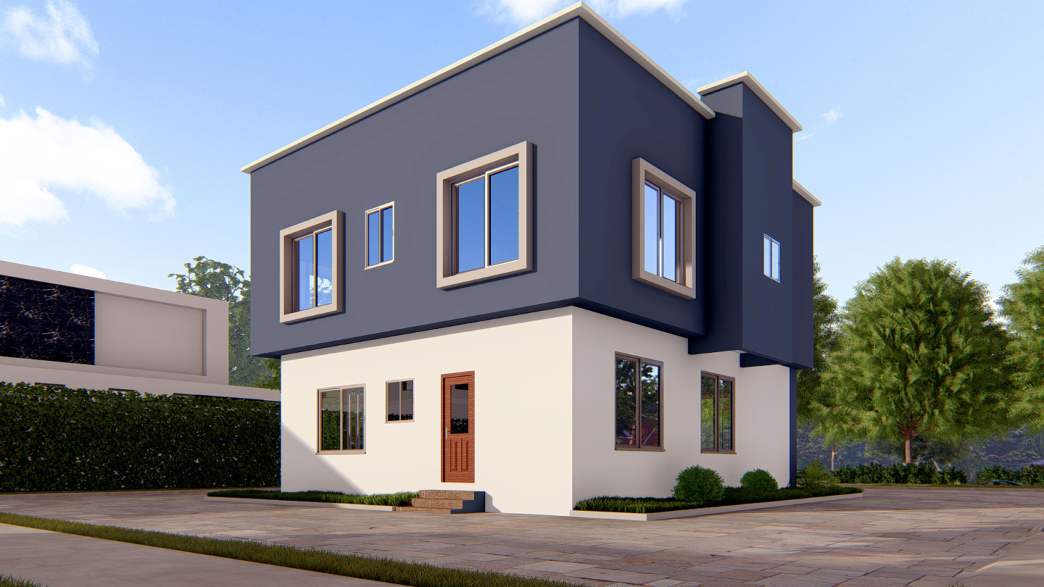 3-bedroom duplex 5 Modern 3-bedroom duplex with spacious design and private outdoor area