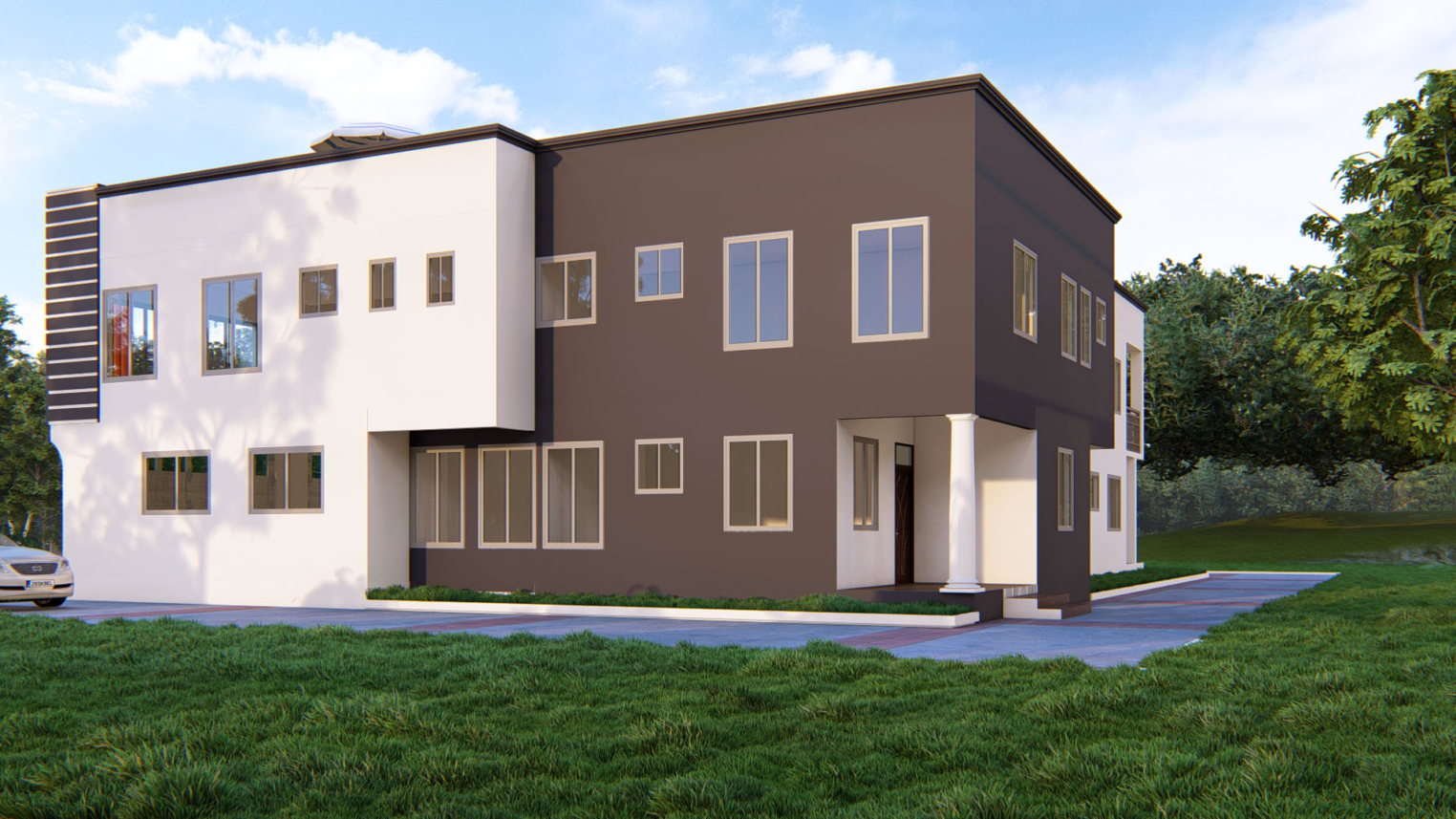 8-bedroom duplex 5 Modern 8-bedroom duplex with spacious design and private outdoor area