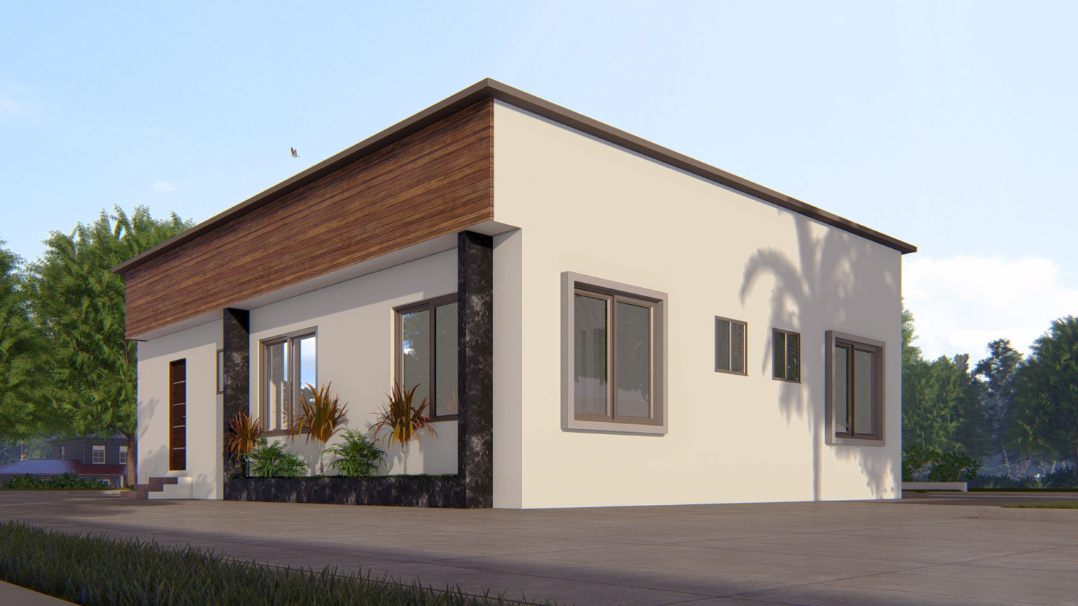 3-bedroom house architectural design 5 Modern 3-Bedroom House Architectural Design Concept