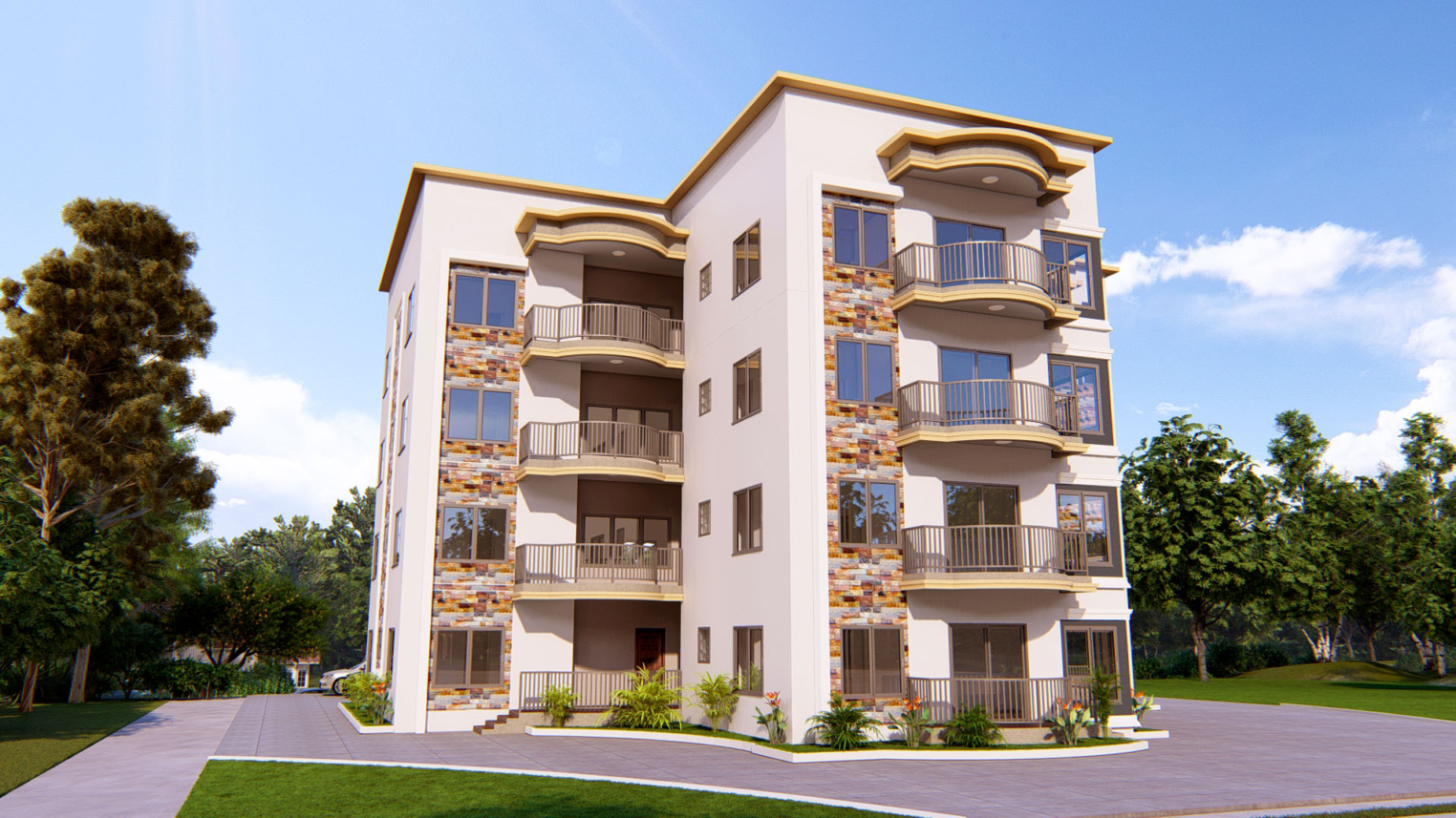 Apartment exterior design 3 apartment exterior design with modern architecture