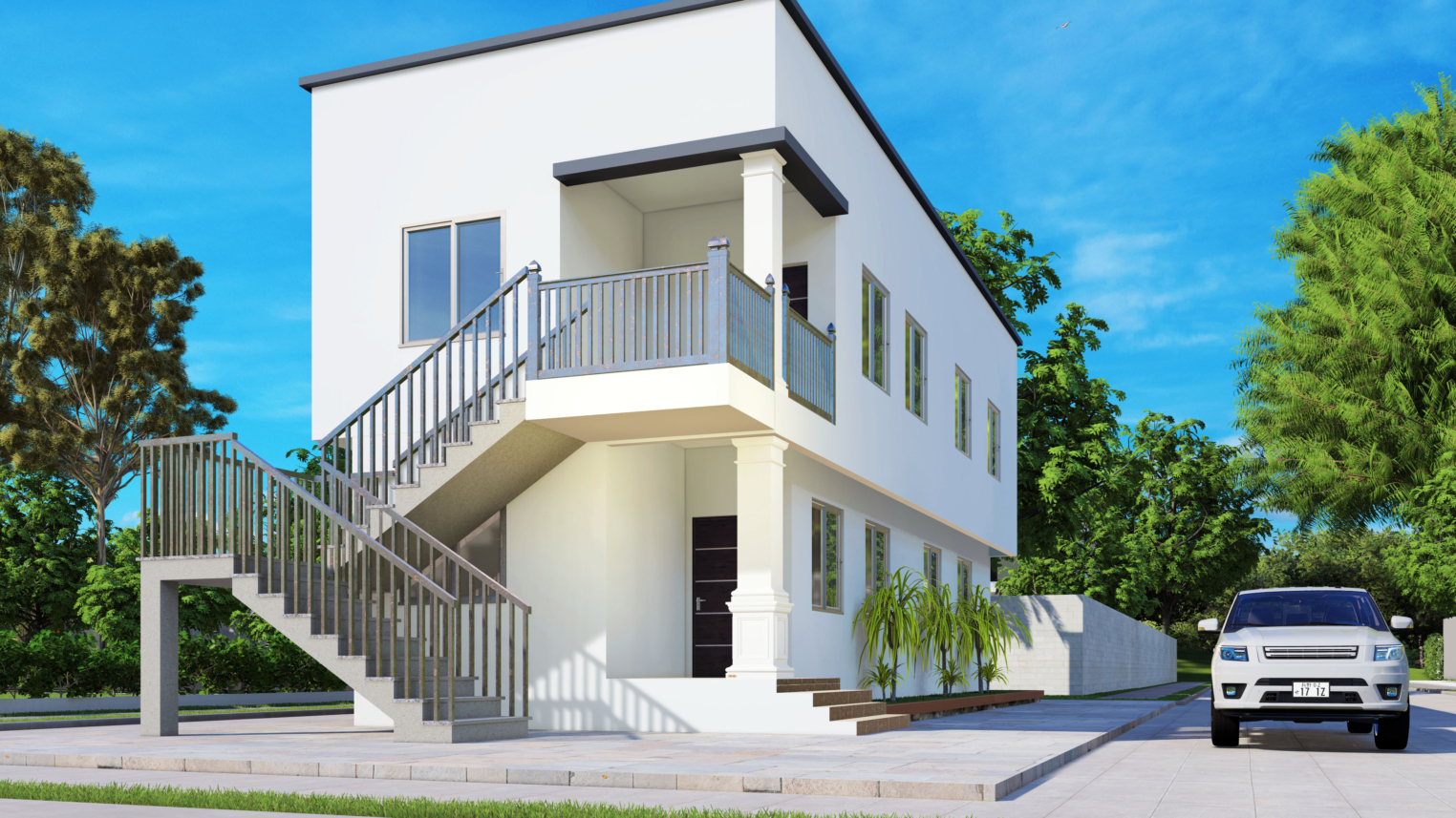 1 Bedroom Narrow House Design 3 1 Bedroom Narrow House Design with smart layout, vertical storage, and modern interior styling