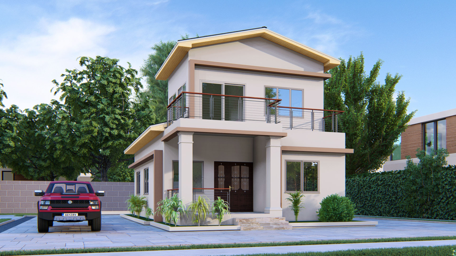 Modern 3-bedroom duplex 2 Modern 3-Bedroom Duplex with Contemporary Design
