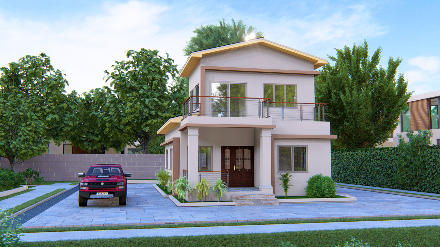 Modern 3-bedroom duplex 4 Modern 3-Bedroom Duplex with Contemporary Design