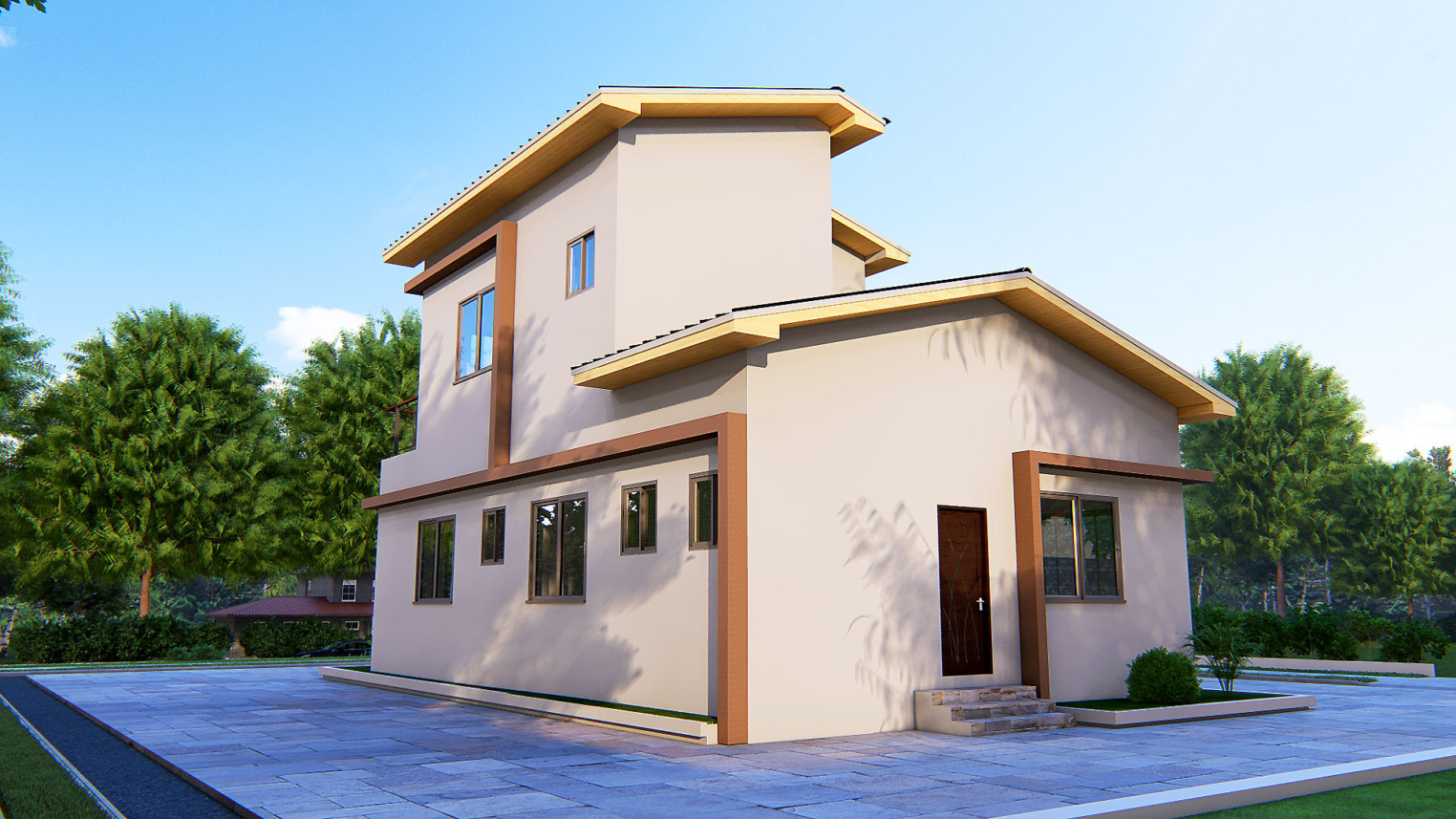 Modern 3-bedroom duplex 6 Modern 3-Bedroom Duplex with Contemporary Design