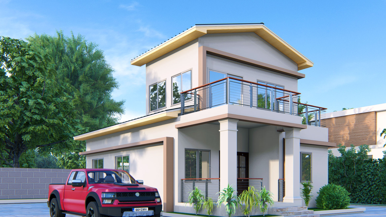 Modern 3-bedroom duplex 7 Modern 3-Bedroom Duplex with Contemporary Design