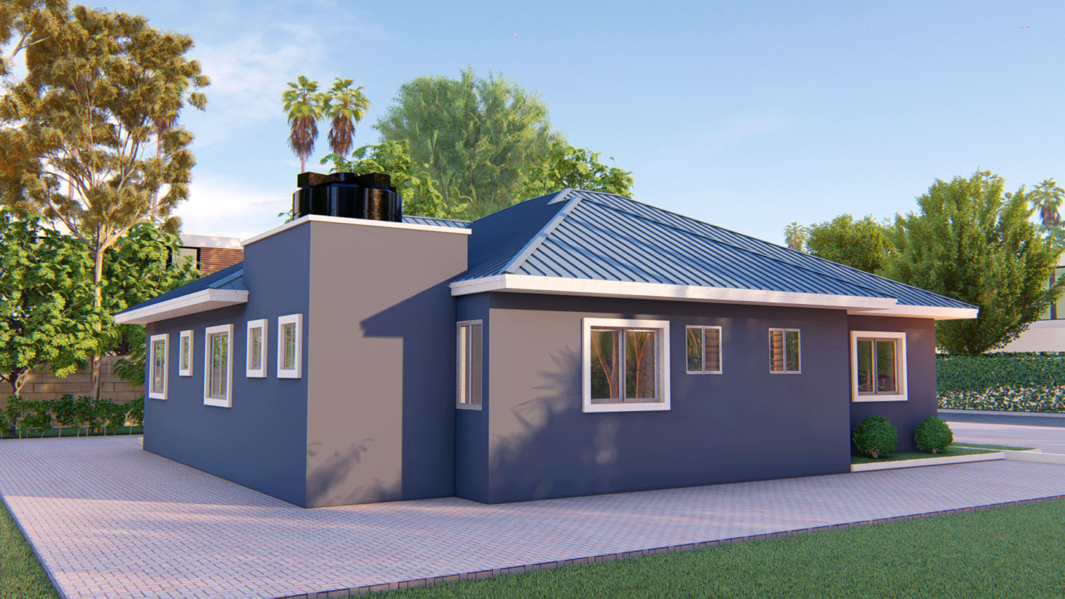 4-bedroom house architectural design 3 T 2F Photo 1