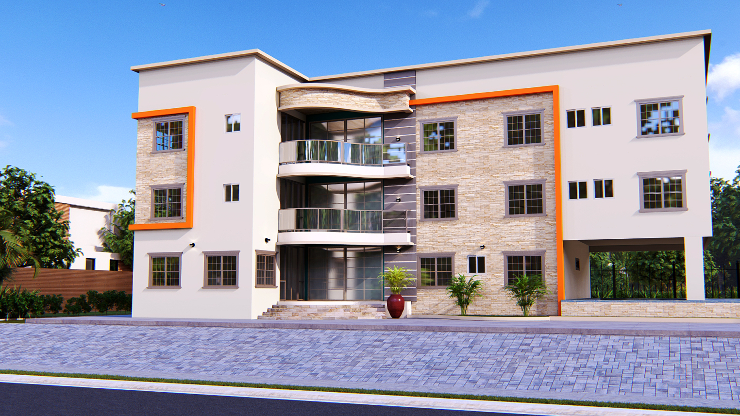 Hotel exterior architecture 5 Elegant hotel exterior architecture featuring modern design and welcoming