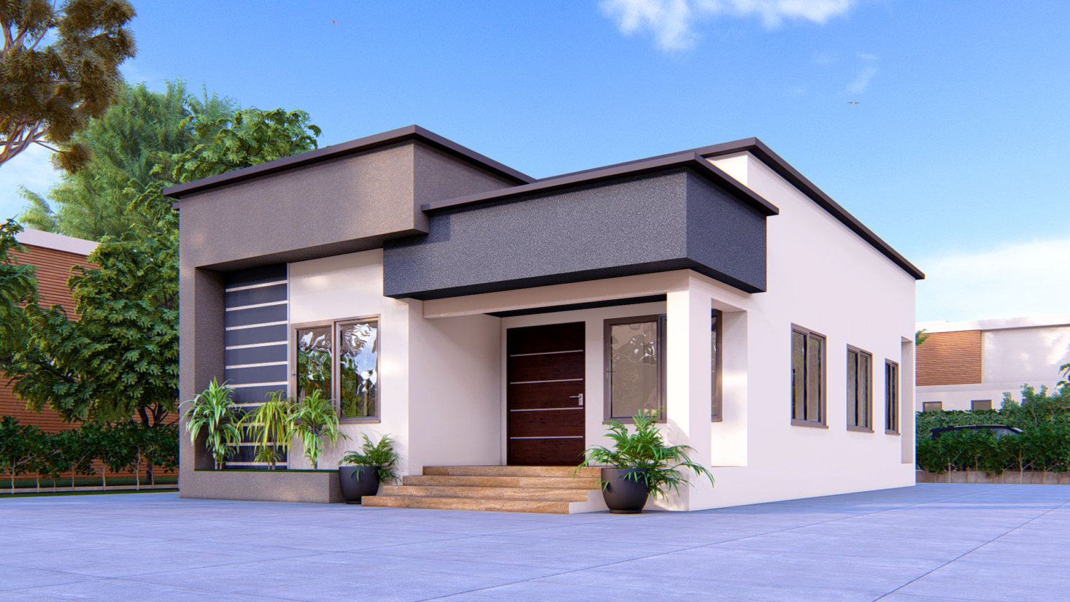 2-bedroom family house 4 Modern 2-bedroom family house