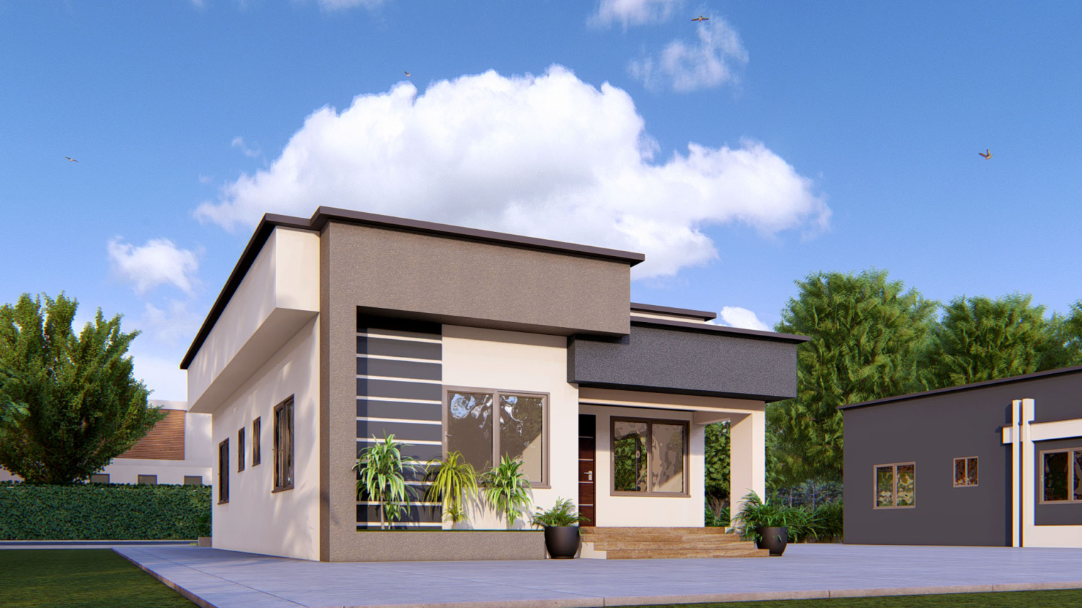 2-bedroom family house 5 Modern 2-bedroom family house