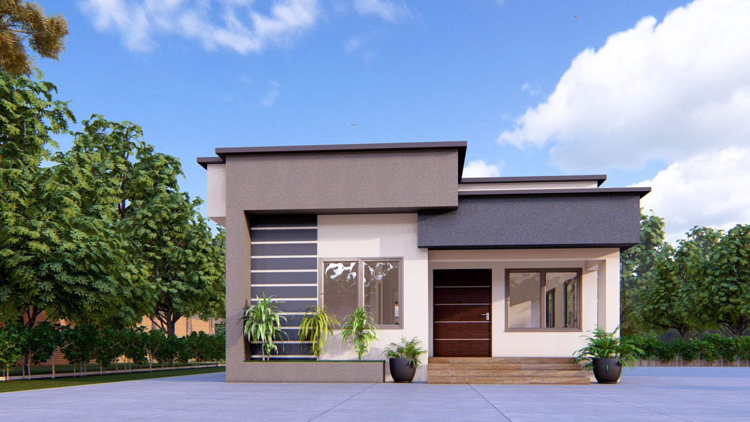 2-bedroom family house 6 Modern 2-bedroom family house
