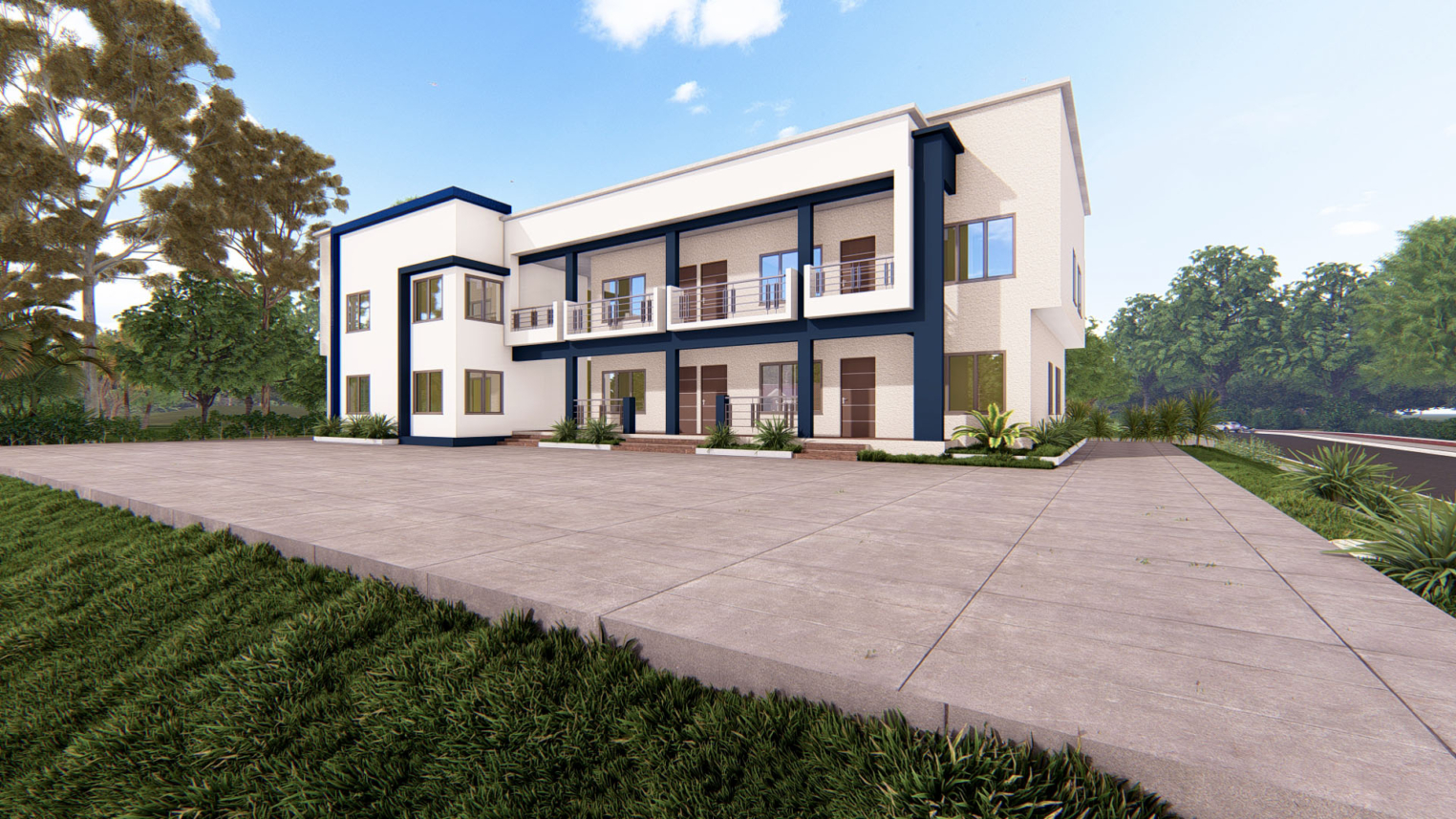 1 bedroom duplex apartment design 2 Modern 1 bedroom duplex apartment design with open-plan living area, staircase, and compact upper-level bedroom