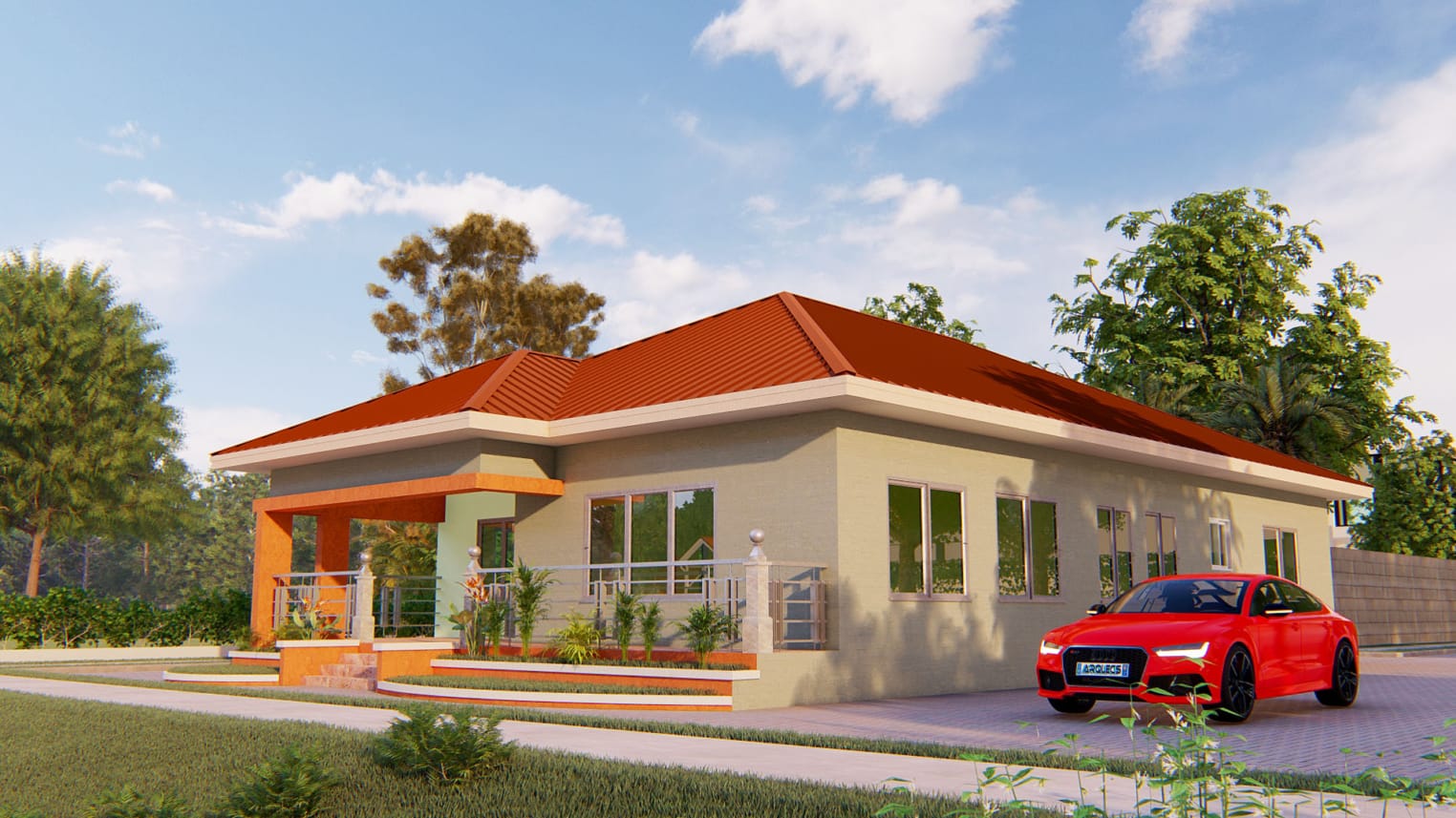 3-bedroom simple house design 4 3-bedroom simple house design with a clean exterior, efficient layout, and cozy living spaces